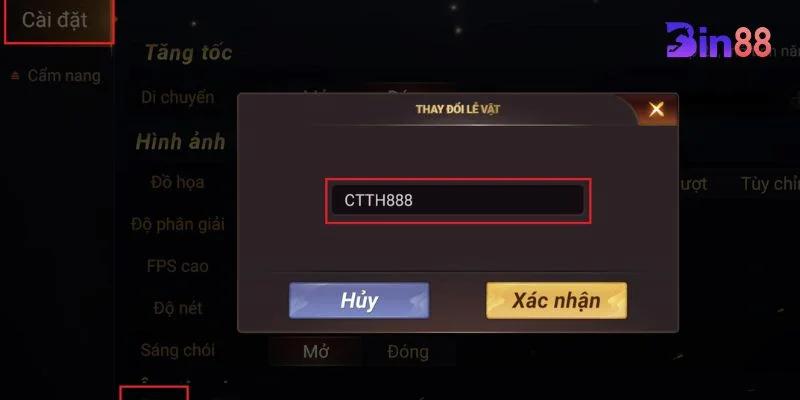 BIN88 là điểm đến vàng với những mã CODE cực hời.
